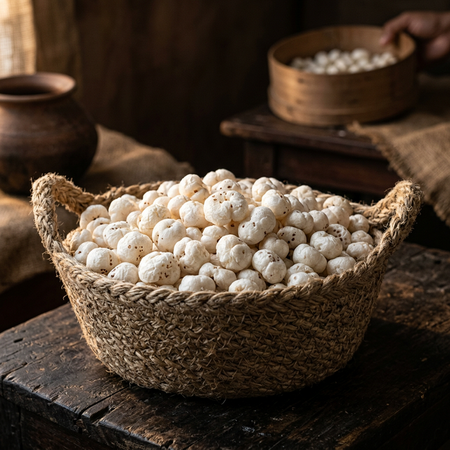 Grading and sorting Makhana