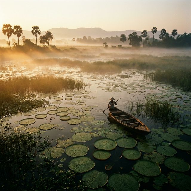 Makhana Ponds in Bihar